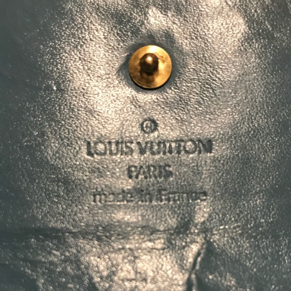 💯 Auth Louis Vuitton Blue International Wallet - Picture 6 of 8